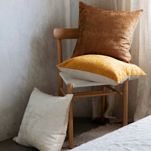 Load image into Gallery viewer, Cultiver Talik Velvet Cushion - Fawn Square
