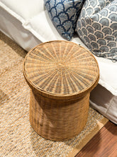 Load image into Gallery viewer, ASF Rattan Storage Side Table
