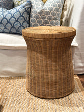 Load image into Gallery viewer, ASF Rattan Storage Side Table
