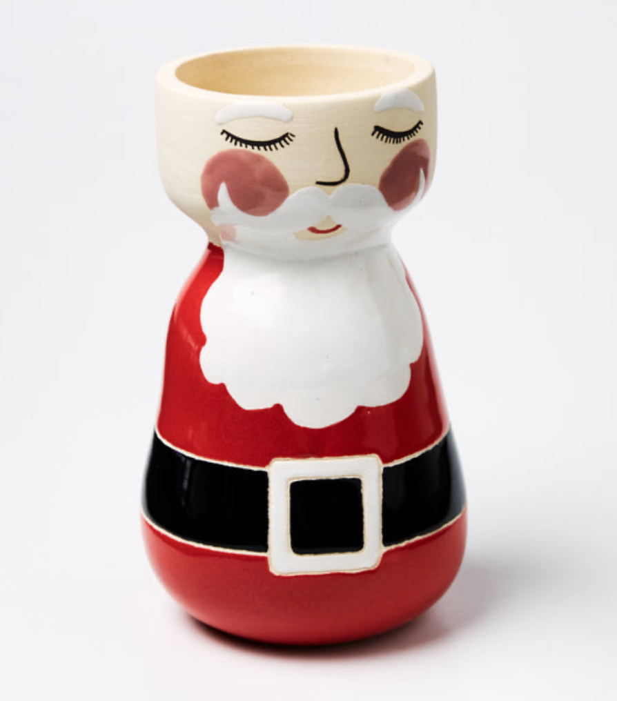 Christmas Exclusive Saint Nick Face Vase