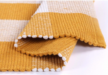 Load image into Gallery viewer, Yellow Gingham Bathmat
