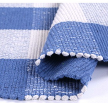 Load image into Gallery viewer, Blue Gingham Bathmat
