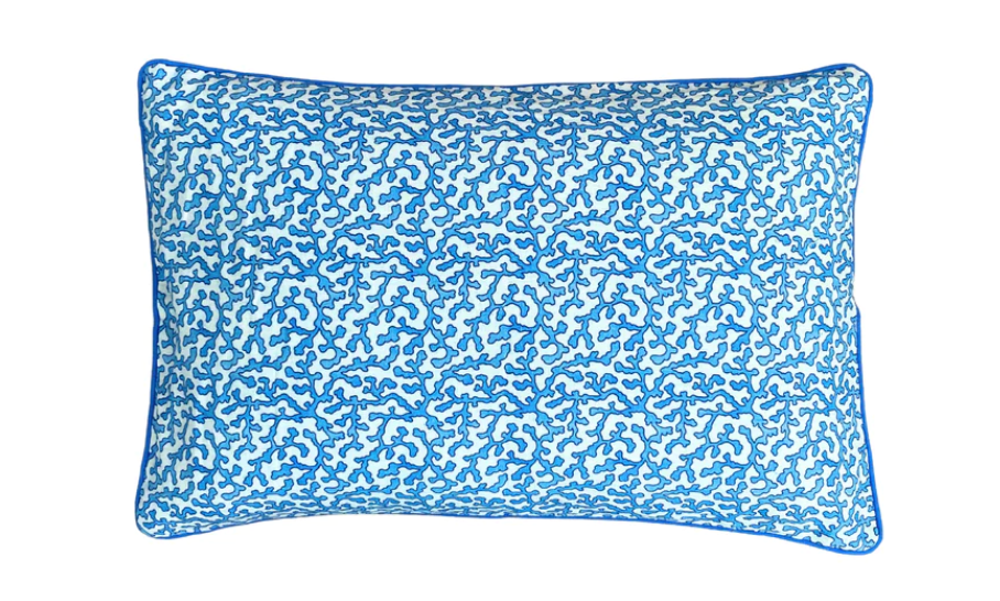 Blue Sardina Cushion 60x40cm