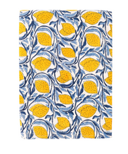Load image into Gallery viewer, Walter G Palermo Azure cotton tablecloth 150x280cm
