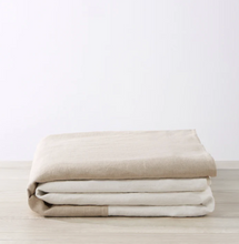 Load image into Gallery viewer, Cultiver Heavyweight Linen Bedcover - Duo
