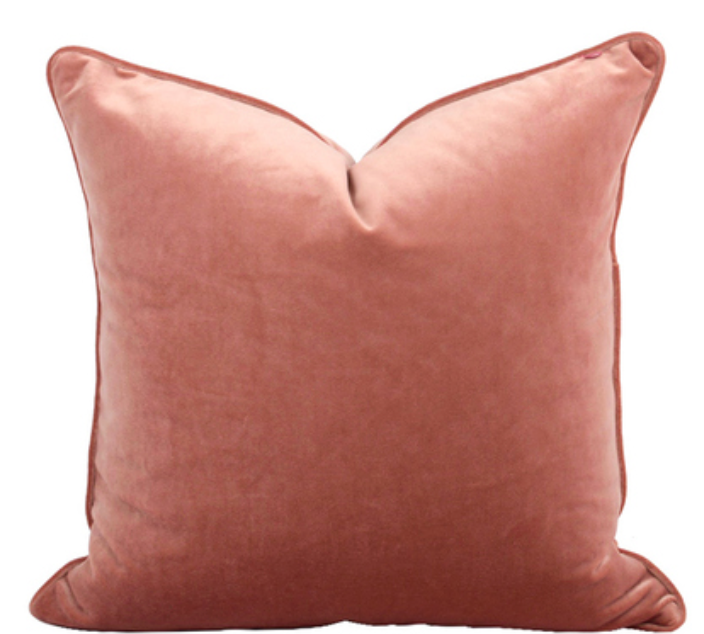 Rust Velvet Cushion 50x50cm