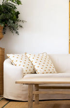 Load image into Gallery viewer, Gold Bee Cushion 50x50cm

