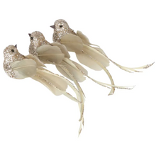 Load image into Gallery viewer, Birds Gold Set of 3 - Clip
