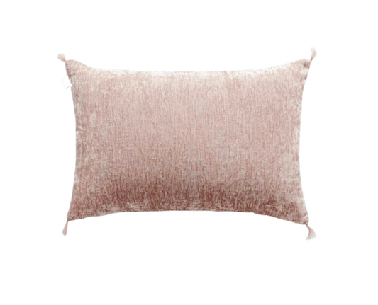 Blush Velvet Cushion 60x40cm
