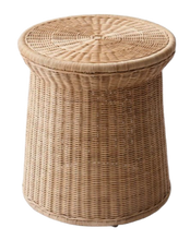 Load image into Gallery viewer, ASF Rattan Storage Side Table
