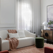 Load image into Gallery viewer, Cultiver Talik Velvet Cushion - Cream Rectangle
