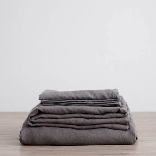 Cultiver - Charcoal Linen Sheet Sets