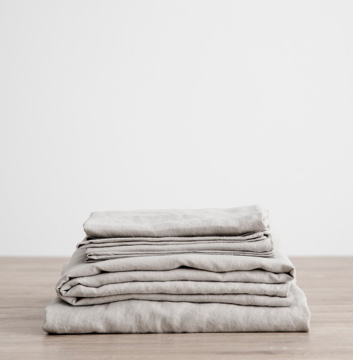 Cultiver - Smoke Grey Linen Sheet Sets