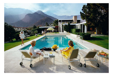 Load image into Gallery viewer, Authentic Slim Aaron - Poolside Gossip Framed Art
