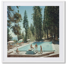 Load image into Gallery viewer, Authentic Slim Aaron -Pool At Lake Tahoe Framed Art
