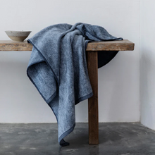 Load image into Gallery viewer, Cultiver Denim Bath Towel 70cm x 140cm
